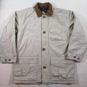Haggar Generations Khaki Workwear Jacket Mens Size M